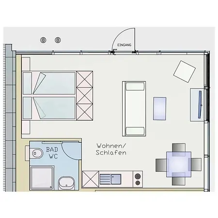 דירה Duene 6 1og Grundbelegung 2 Pers Elsterheide