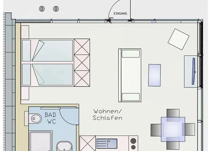 شقة Duene 6 1og Grundbelegung 2 Pers Elsterheide